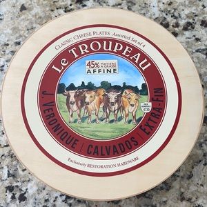 Restoration Hardware RH Cheese plates set of 4